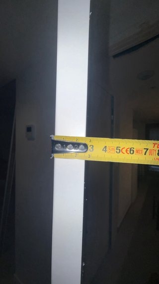 Puerta madera lacada con cristal