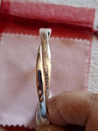 Pulsera  plateada entrelazada plata 925