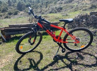 Bicicleta B-Twin Naranja. Talla S.