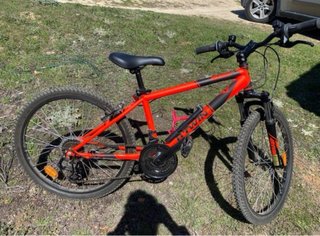 Bicicleta B-Twin Naranja. Talla S.