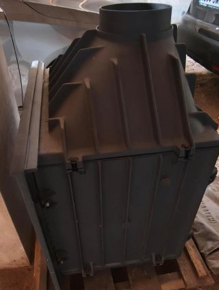 Hogar Chimenea Empotrar Hergon Nueva con turbina