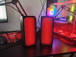 Altavoces Gaming RGB Alambricos