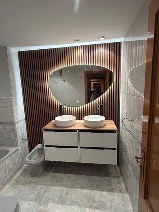 Listones PVC efecto madera