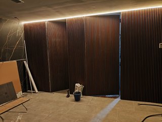 Listones PVC efecto madera