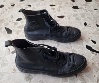 Converse Scarpe Alte Nere