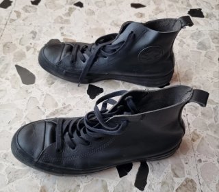 Converse Scarpe Alte Nere