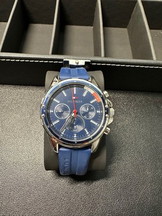 Reloj Tommy Hilfiger Hombre Azul y Plateado