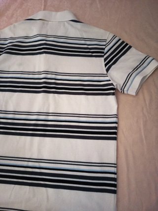 Camisa Polo Lacoste Rayas Talla L