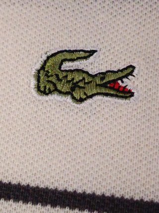 Camisa Polo Lacoste Rayas Talla L
