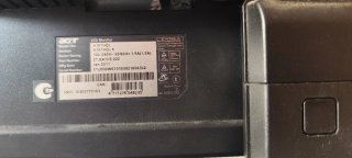 Pantalla Acer Negra