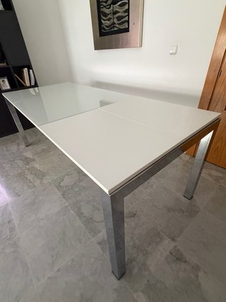 Mesa Comedor Cristal Extensible Merkamueble