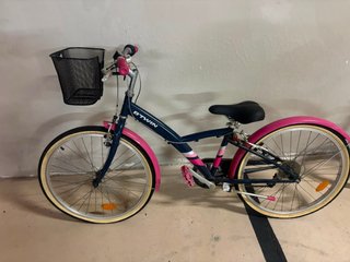 Bicicleta Btwin 24 con cesta