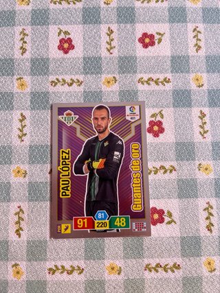Lote 4 cromos Guantes de Oro La Liga