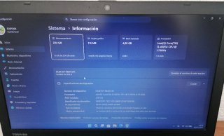 Ordenador Portátil Toshiba Satellite Pro Negro