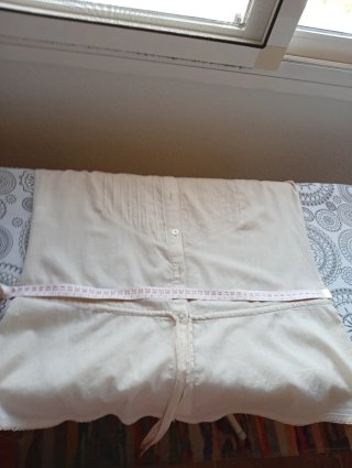 Blusa Ibicenca Marfil Talla M