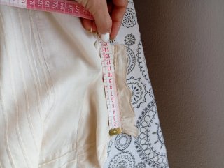 Blusa Ibicenca Marfil Talla M
