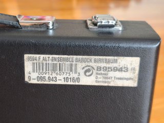 Flauta dulce de madera Hohner 9594-3 con estuche