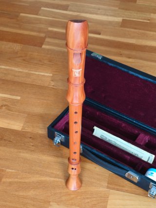 Flauta dulce de madera Hohner 9594-3 con estuche