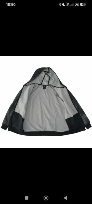 Sudadera Adidas cremallera gris y negra