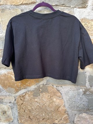 Camiseta Zara algodón negra Talla M