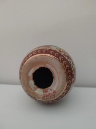 Huevo Decorativo Cerámica Oriental