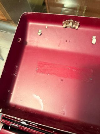 Máquina de escribir Gosen Tippa Roja
