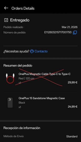 Funda OnePlus 15 Arenisca Original