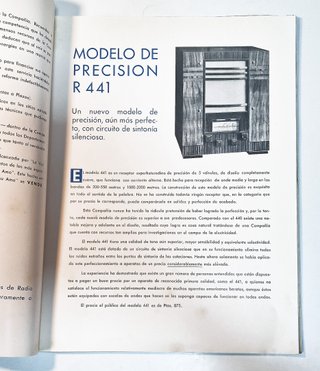 Catálogo Radio La Voz de su Amo 1935-1936