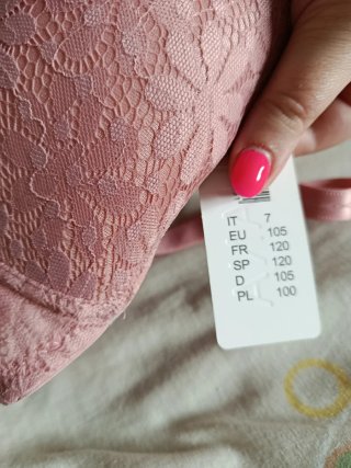 Sujetador rosa encaje HANA