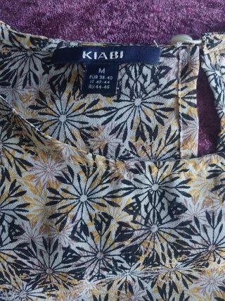 Blusa estampada sin mangas