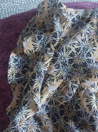 Blusa estampada sin mangas