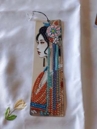 Segnalibro Diamond Painting Geisha Giapponese