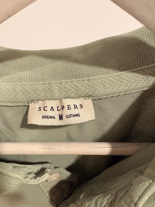 Polo Scalpers Blanco y Verde