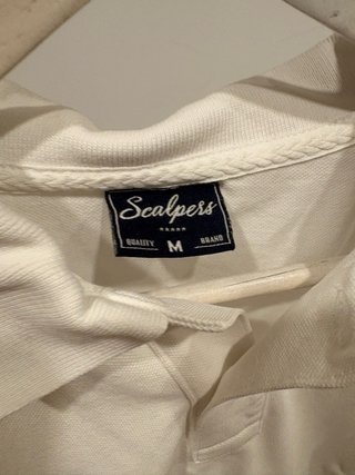 Polo Scalpers Blanco y Verde