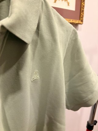 Polo Scalpers Blanco y Verde