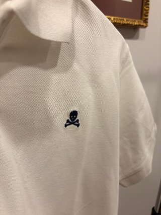 Polo Scalpers Blanco y Verde