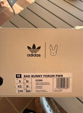 Zapatillas Adidas Bad Bunny Powerphase Beige/Naran