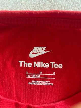 Camiseta Nike Roja Niño Talla L
