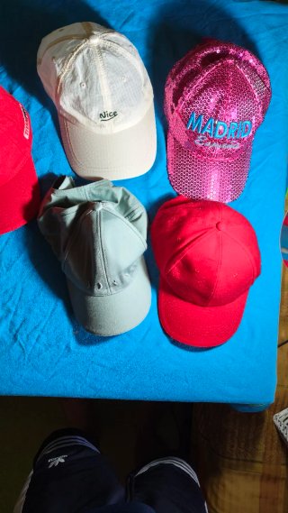 Lote 5 Gorras Verano Madrid Running