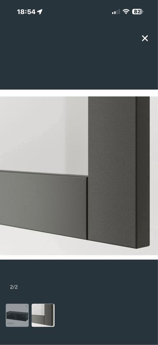 2 puertas  Besta Ikea