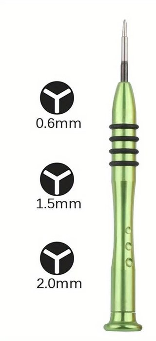 pack destornilladores triwing y00 0,6mm,1,5mm,2mm