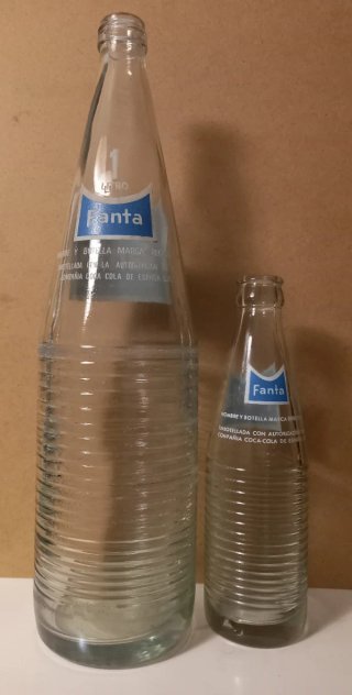 Bottiglie Fanta Antiche