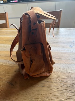 Bolso de piel de camello auténtica