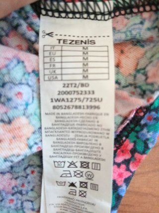 Vestido Verano Mujer Talla M Floral