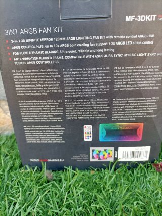Mars Gaming MF-3DKIT ARGB Ventiladores 3 en 1