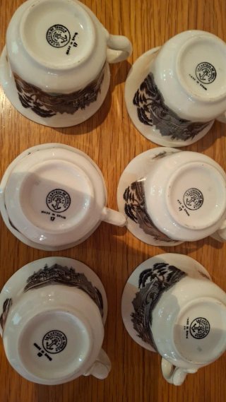 Juego de café La Cartuja de Sevilla