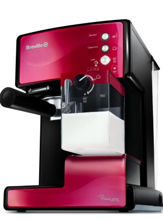 Cafetera Breville PrimaLatte Roja