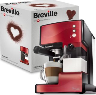 Cafetera Breville PrimaLatte Roja