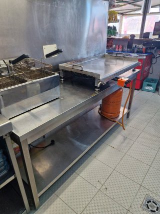 Mesa de trabajo industrial acero inoxidable