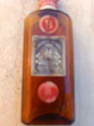 Botella antigua vacía Perfumería Emilat Madrid